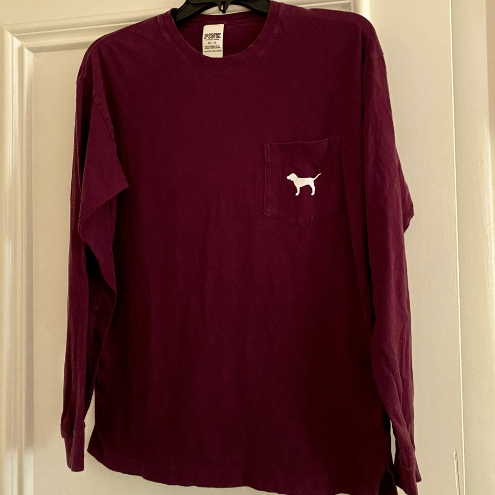 long sleeve Pink Victoria’s Secret shirt